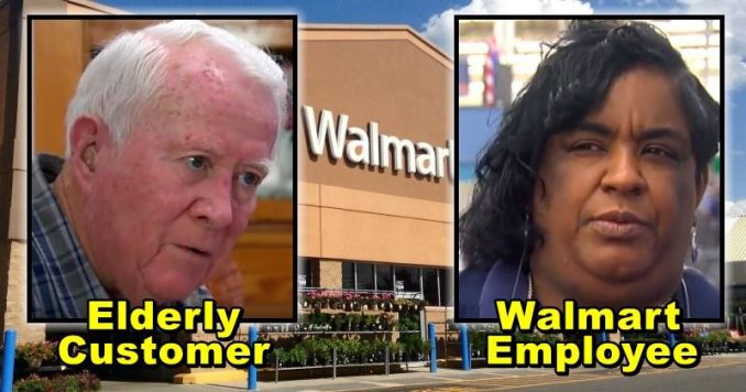 Desperate Old Man Rushes Into Walmart, Employee Refuses To Help