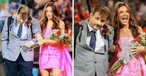 Father battling cancer escorts daughter as she wins homecoming queen