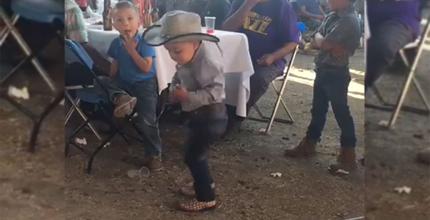 ‘Little Bitty’ Cowboy Busts Out Big Dance Moves and Gets Millions of Views