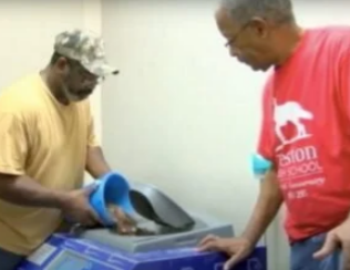 Man saves coins for 45 years, rolls 15 water jugs into bank and tells teller to deposit ’em all