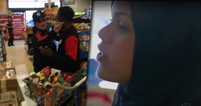 Woman Insults Cashier Wearing US Flag, Man’s Reaction Stuns Shoppers