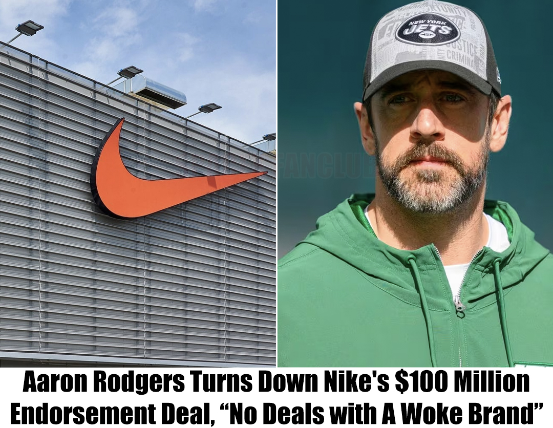 “No Deals with A Woke Brand”: Aaron Rodgers Rejects Woke Nike’s $100 Million Endorsement Offer