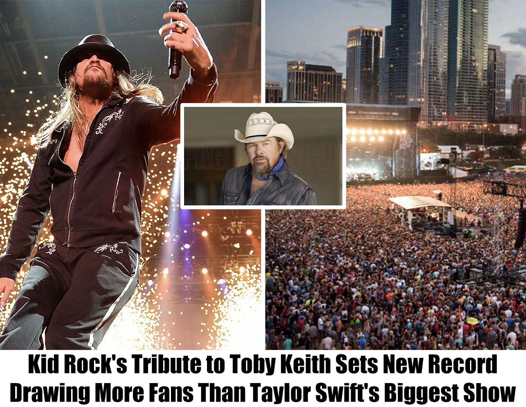 Breaking: Kid Rock’s Tribute to Toby Keith Sets New Record, Drawing More Fans Than Taylor Swift’s Biggest Show