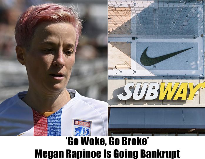 ‘Go Woke, Go Broke’: Megan Rapinoe Is Going Bankrupt