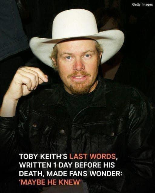 ‘That’s a Wrap on the Weekend’: Toby Keith’s Last Post 1 Day before His Death