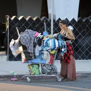 She ended up living on the street and searching the garbage to survive