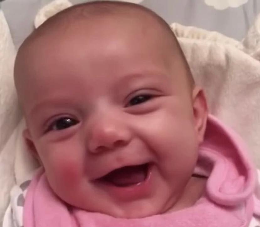 Mom is overjoyed when her two-month-old says, “I love you,”