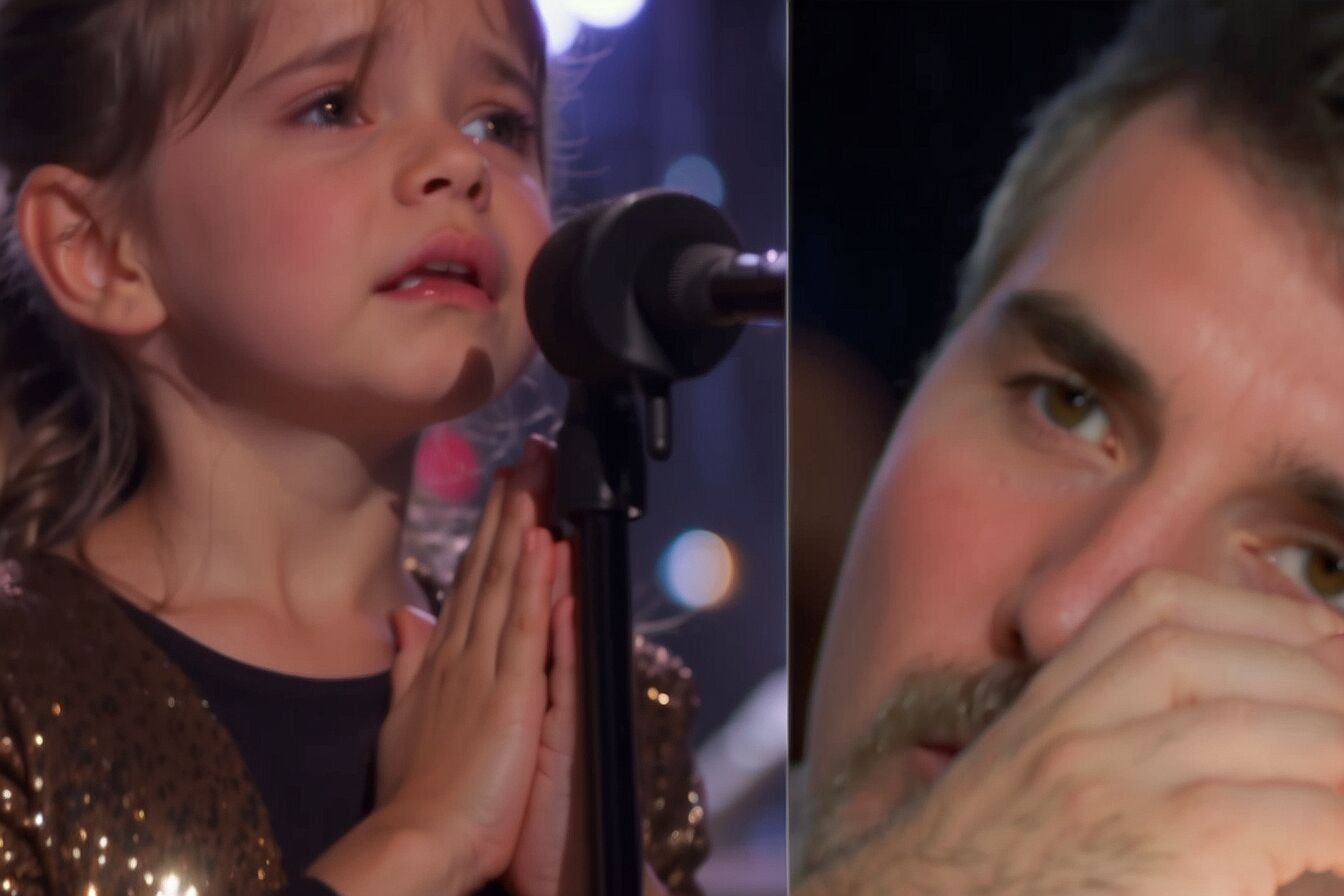 Historical moment: Simon Cowell shed tears in front of the public! this little girl made everyone cry with her voice